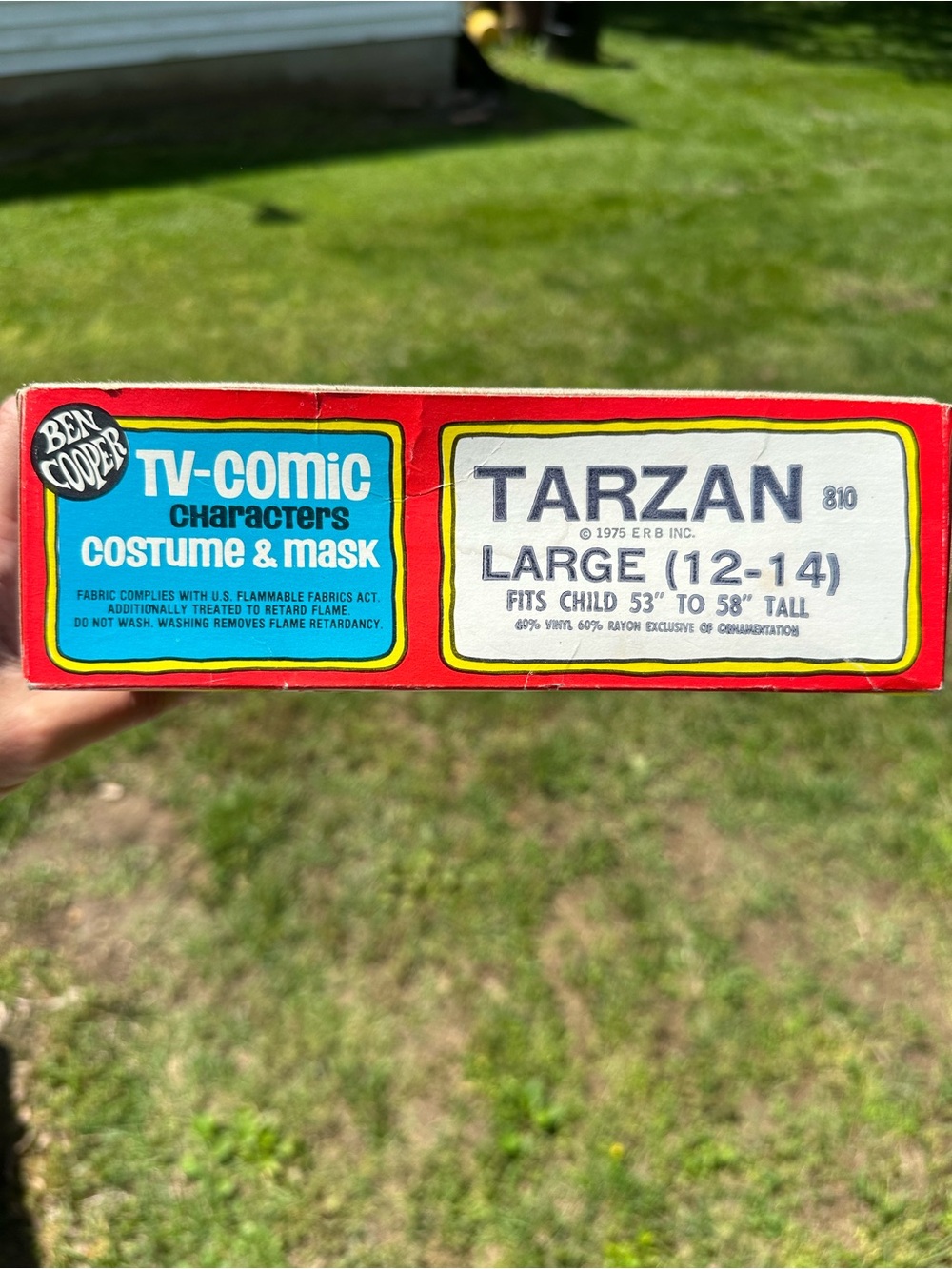 Vintage 1975 Ben Cooper TV Comic Tarzan Costume And Mask Child L (12-14) Used - Picture 11 of 14